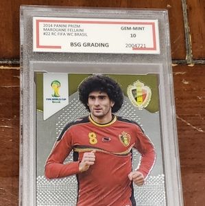 Marouane Fellaini - Brazil Nation Football Club. 2014 Panini Prizm FIFA WC RC